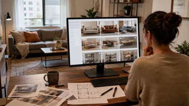 Jak stworzyć spójną aranżację salonu, kupując meble online?