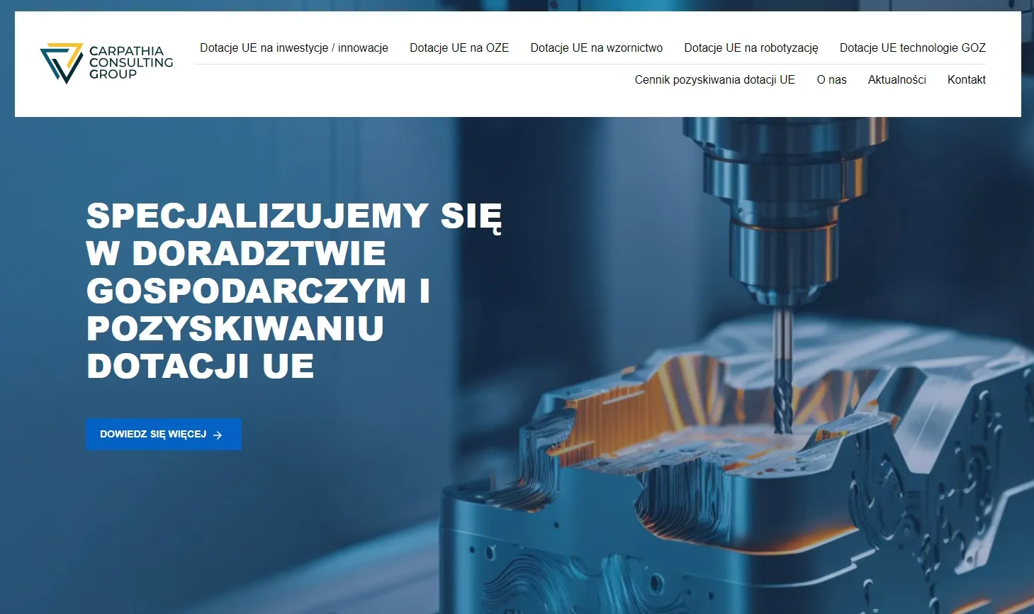 Strona www Karpaty Doradztwo i Strategia