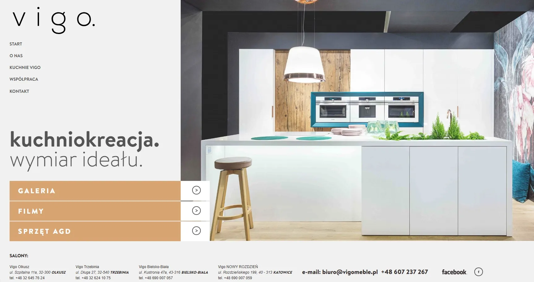 Strona www VIGO Design Meblowy
